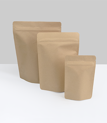 70g 11x17 Brown Kraft Stand Up Pouch